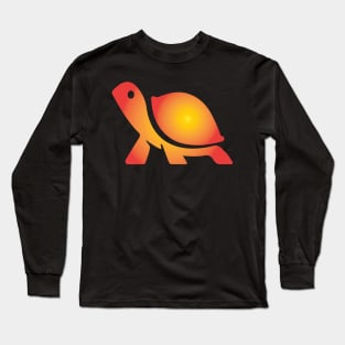 Turtle Cute Art Work Long Sleeve T-Shirt